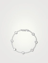 Lollipop Sterling Silver Confetti Bracelet With Mother-Of-Pearl
