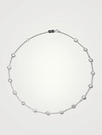 Lollipop Sterling Silver Confetti Necklace With Mother-Of-Pearl