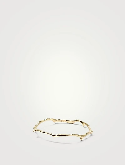Classico 18K Gold Reef Bangle Bracelet