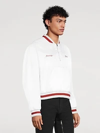 1952 Shiny Pullover Bomber Jacket