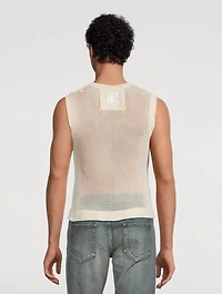 Cotton Mesh Tank Top