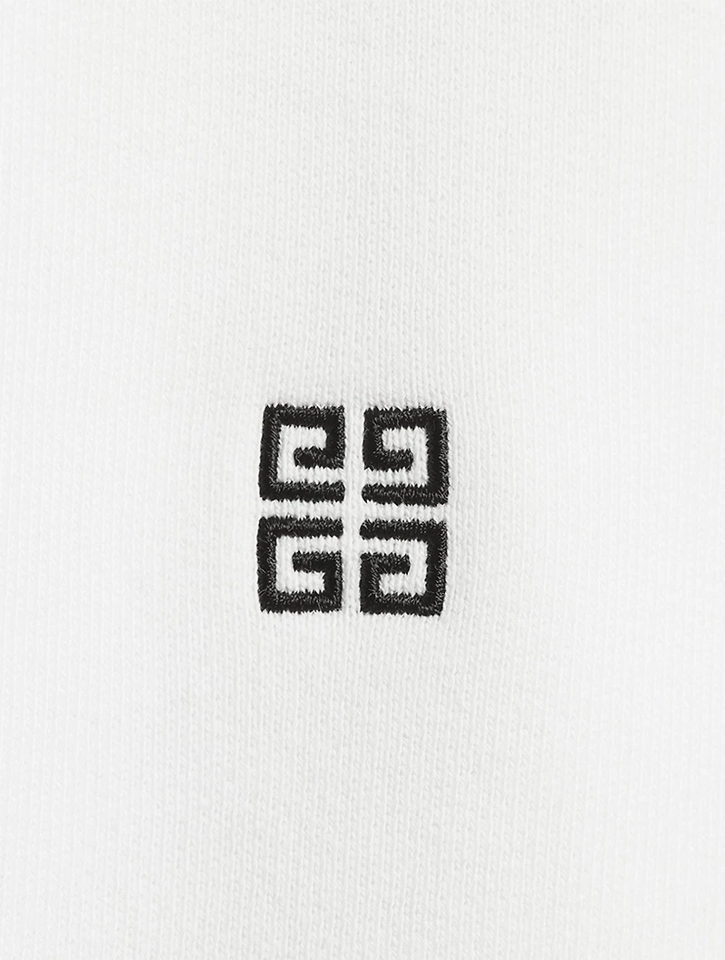 Boxy Hoodie With Logo Flower
