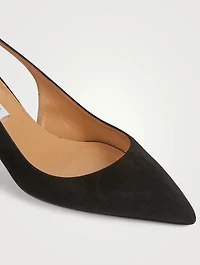 Bow Tie Suede Leather Pumps