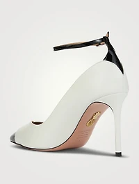 Pinot Leather Ankle-Strap Pumps