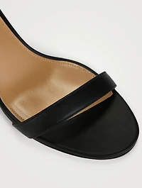 So Nude Leather Slingback Sandals