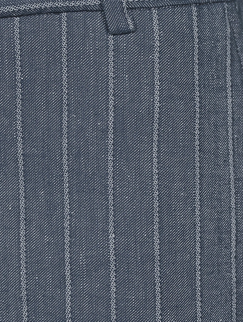 Slim Trousers Pinstripe Print