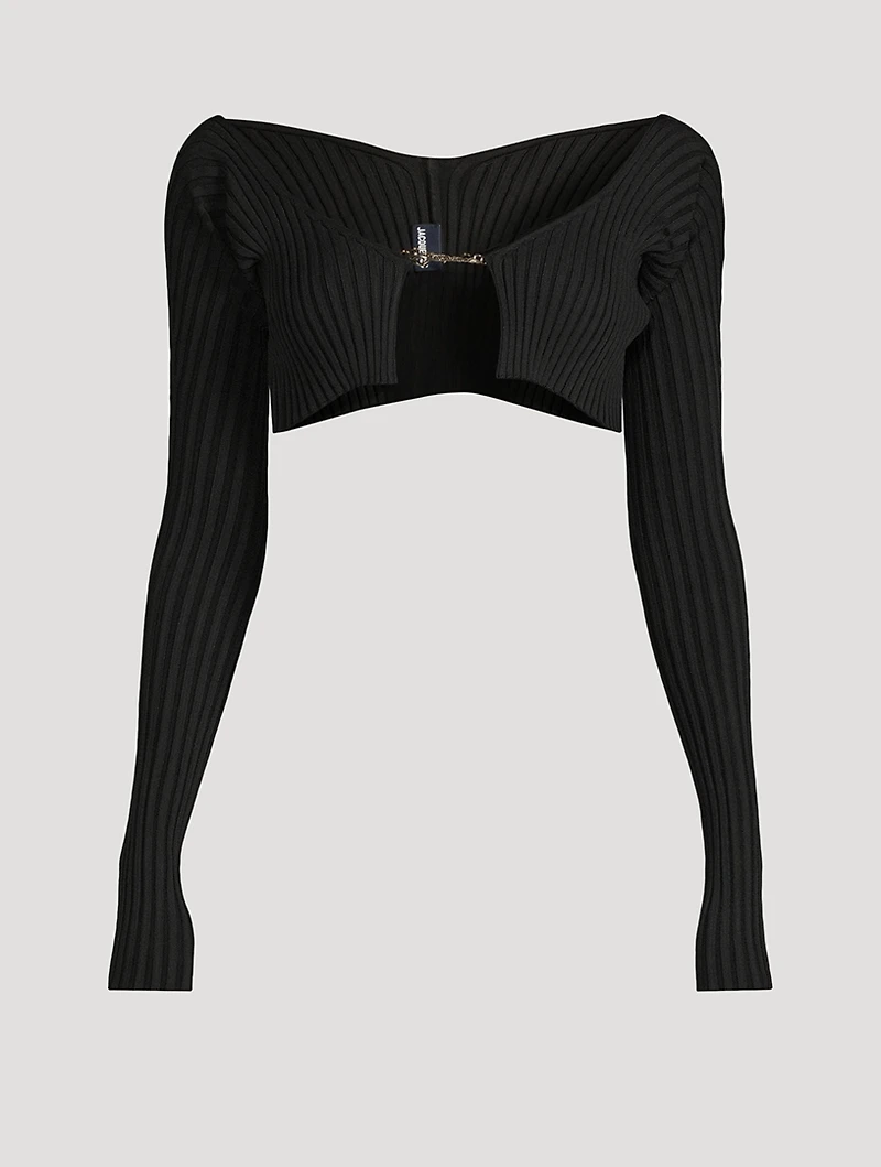 La Maille Pralù Cropped Cardigan