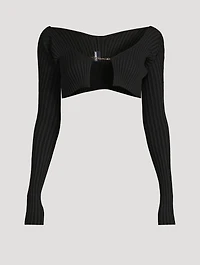 La Maille Pralù Cropped Cardigan