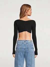La Maille Pralù Cropped Cardigan