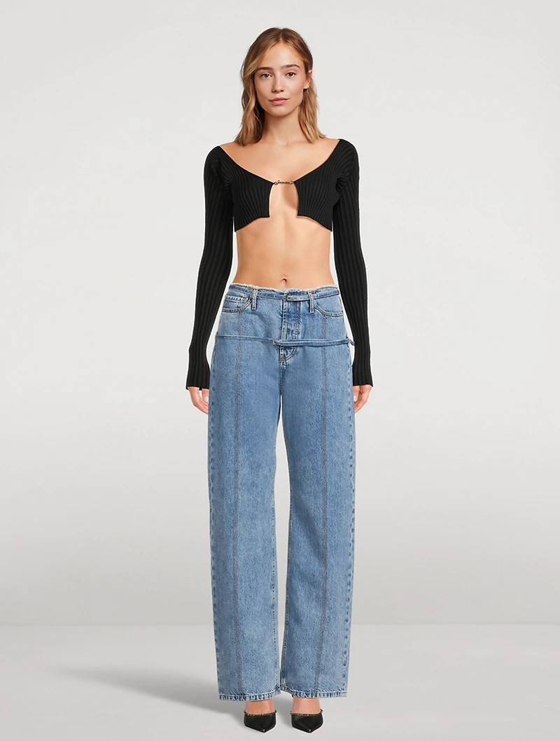 La Maille Pralù Cropped Cardigan