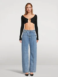 La Maille Pralù Cropped Cardigan