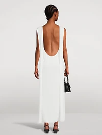 La Robe Capa Backless Maxi Dress