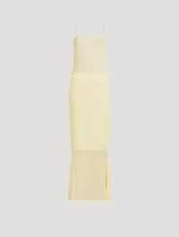 La Robe Brezza Sheer Maxi Dress