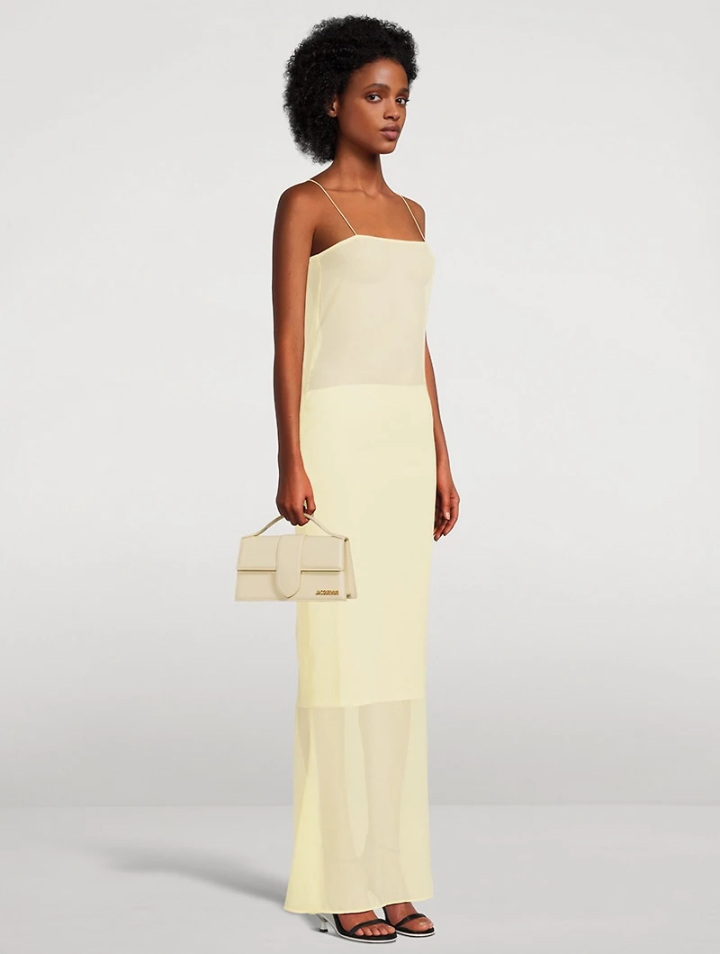 La Robe Brezza Sheer Maxi Dress