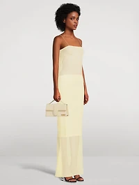 La Robe Brezza Sheer Maxi Dress