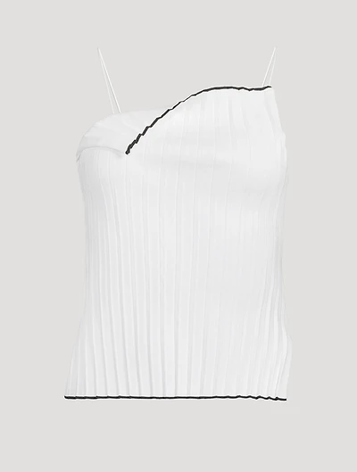 Le Haut Maille Plissé Tank Top