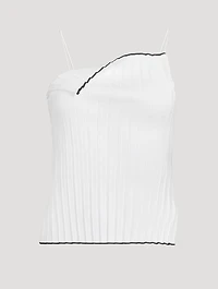 Le Haut Maille Plissé Tank Top