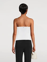 Le Haut Maille Plissé Tank Top