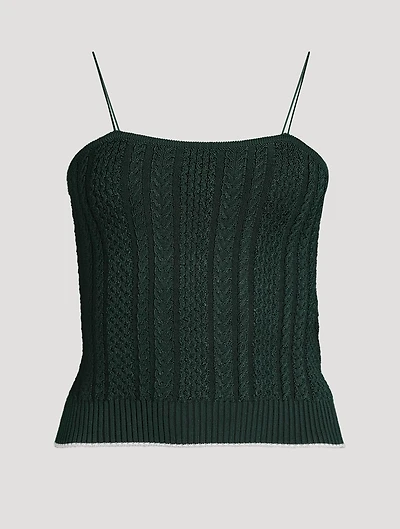 Le Haut Bela Cable-Knit Cami