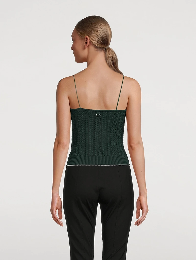 Le Haut Bela Cable-Knit Cami