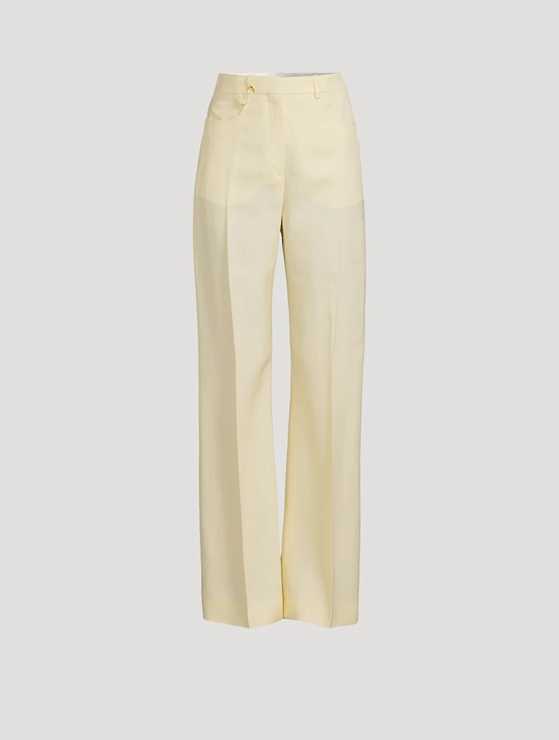 Le Pantalon Sauge Straight-Leg Trousers