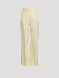 Le Pantalon Sauge Straight-Leg Trousers