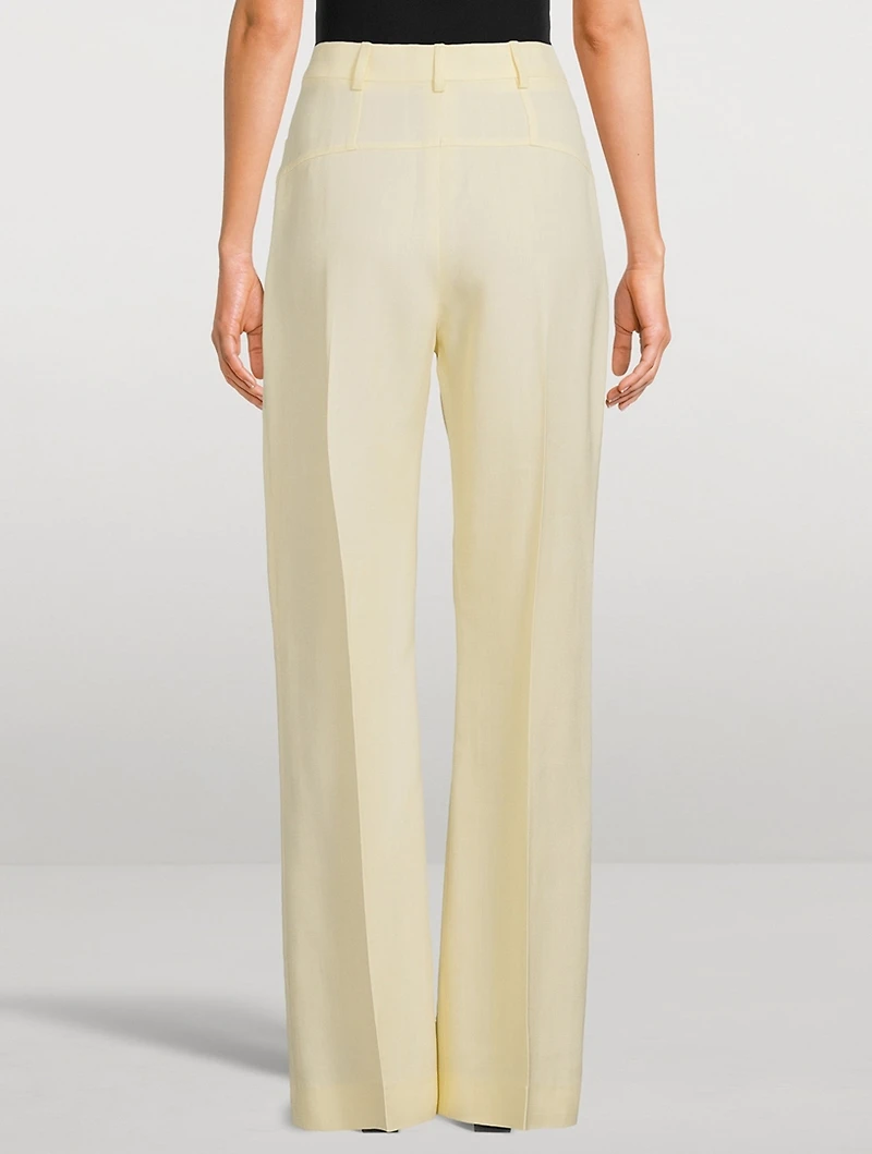 Le Pantalon Sauge Straight-Leg Trousers