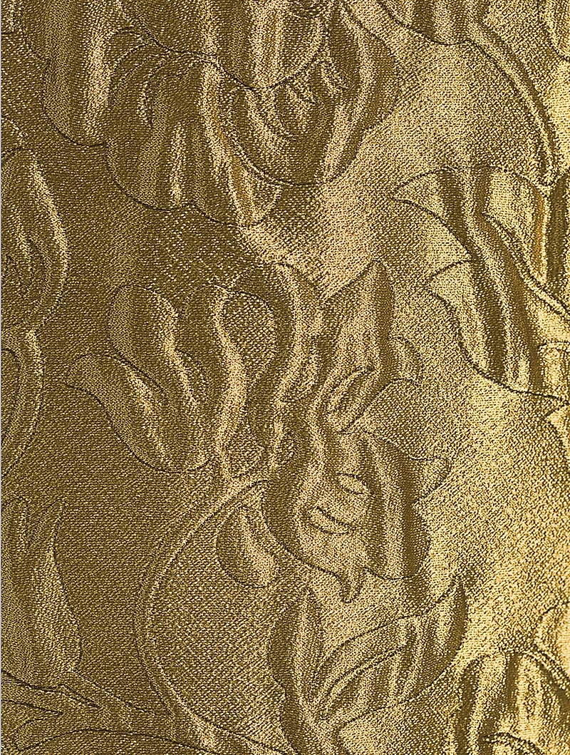 Burleigh Metallic Jacquard Off-The Shoulder Dress
