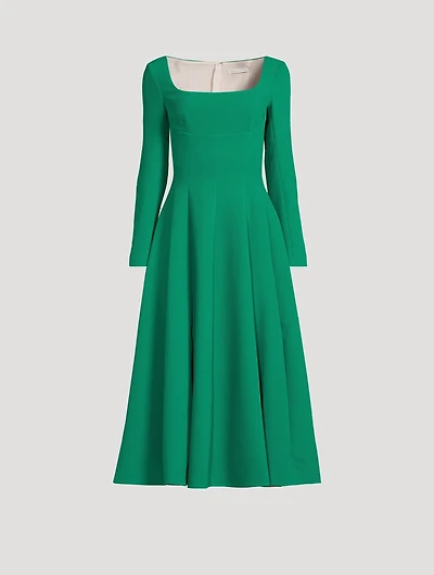 Kylee Double Crepe Midi Dress