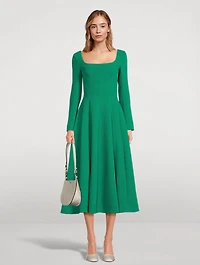 Kylee Double Crepe Midi Dress