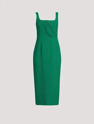 Arina Pleated Midi Dress