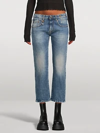 Boy Straight Cropped Jeans
