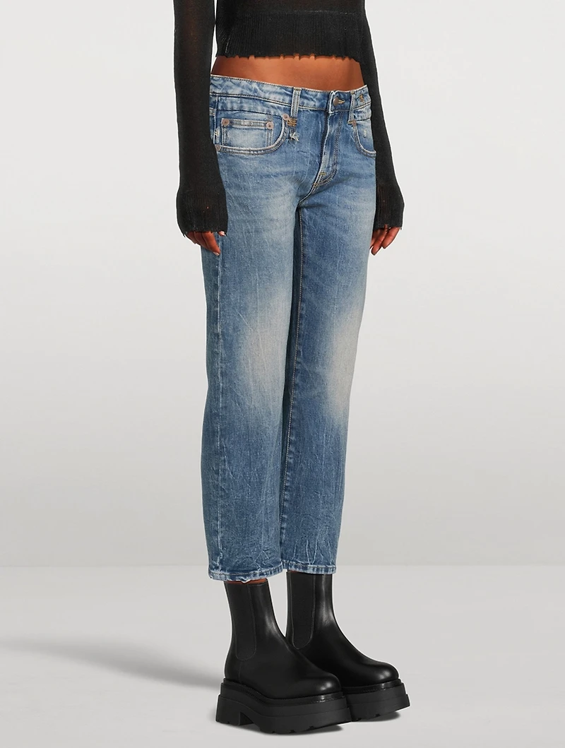 Boy Straight Cropped Jeans