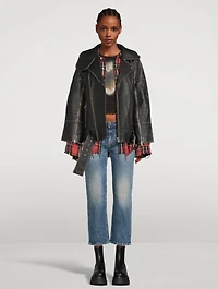Boy Straight Cropped Jeans