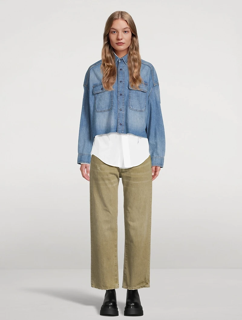 Cropped Boyfriend Jeans