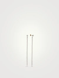 Sea Of Beauty 14K Gold Long Cascading Pearl Earrings