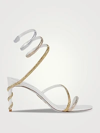 Margot Crystal Satin Sandals