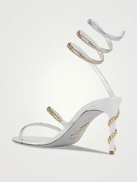Margot Crystal Satin Sandals