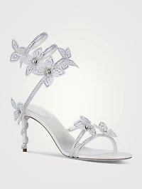 Margot Crystal Satin Sandals