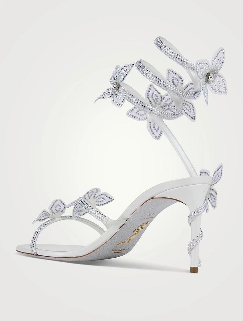 Margot Crystal Satin Sandals