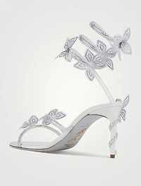 Margot Crystal Satin Sandals