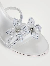 Margot Crystal Satin Sandals