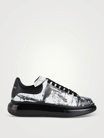 Oversized Sneakers Abstract Print