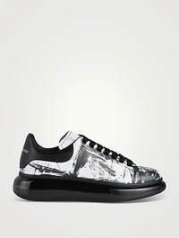Oversized Sneakers Abstract Print