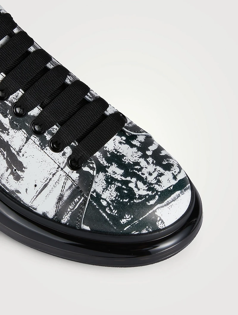 Oversized Sneakers Abstract Print
