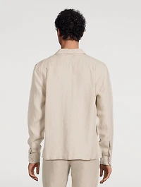 Linen Long-Sleeve Shirt