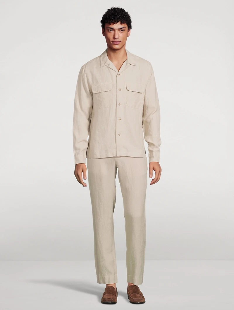 Linen Long-Sleeve Shirt
