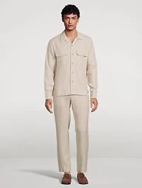 Linen Long-Sleeve Shirt