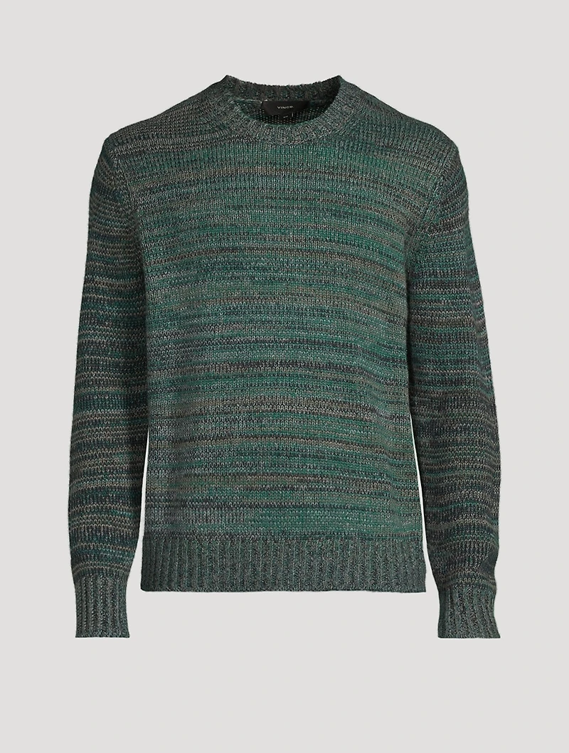 Cashmere And Wool Marled Sweater