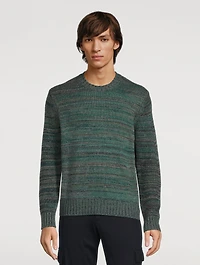 Cashmere And Wool Marled Sweater